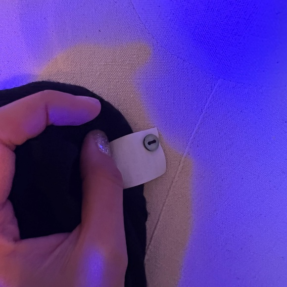 Luxury knit cardigan Merino/cashmere with silk ribbon and Swarovski crystals - Picture 2 of 9